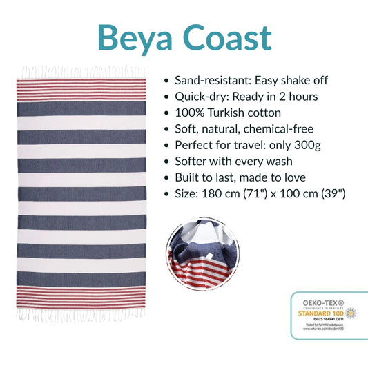 Beya Coast Beach Towel